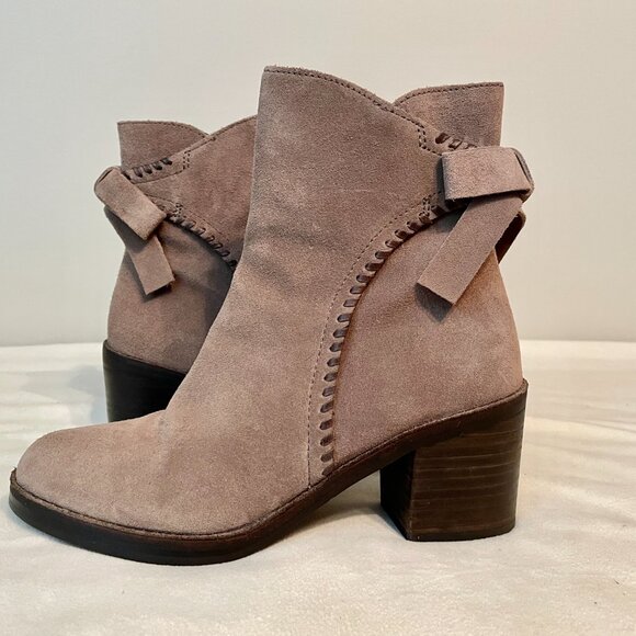 UUG Taupe Suede Ankle Boots - Picture 13 of 14